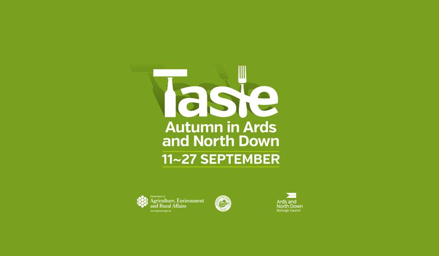 Taste Autumn in Ards and North Down design graphic