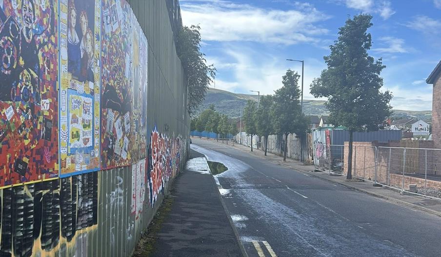 Image of Belfast peace wall