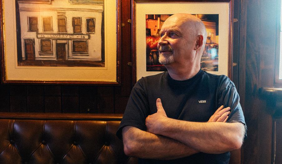 Paul "Donzo" Donnelly in Lavery's Public Bar