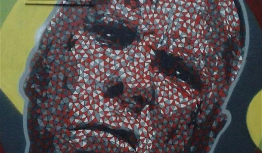 An image of modern street art