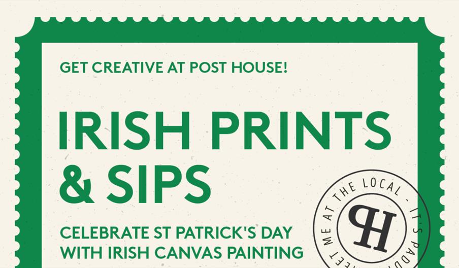 St Patrick's Paint & Sip at Post House