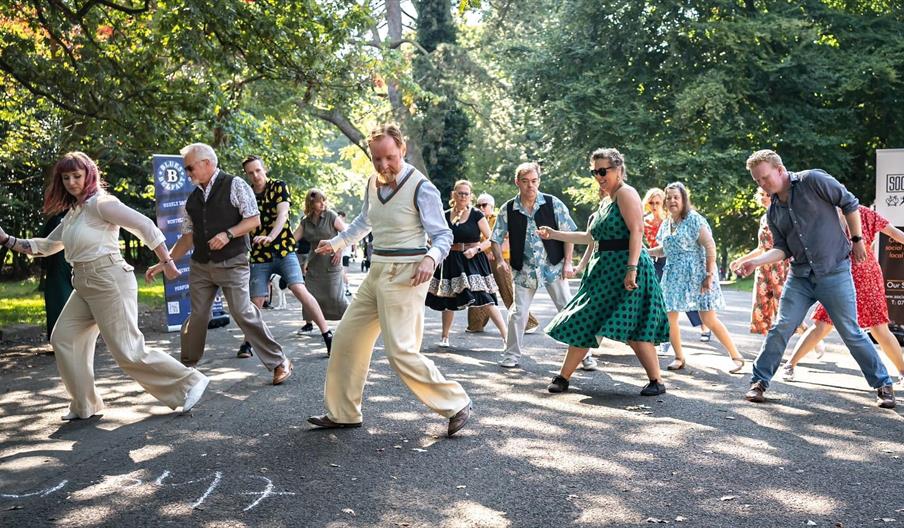 Our social dancers enjoying a relaxed community dance event with Our Social Space