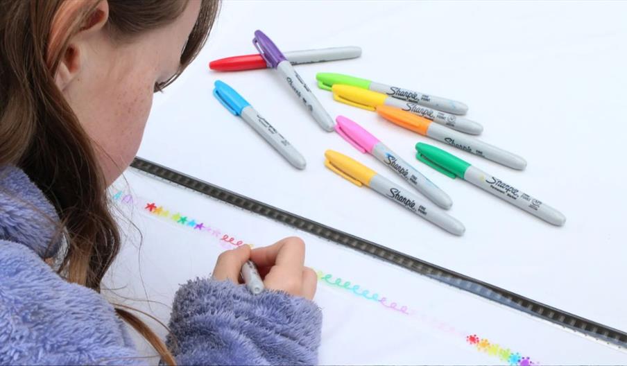 Drawing on Film: Cameraless Animation Workshop (For Ages: 7-12)