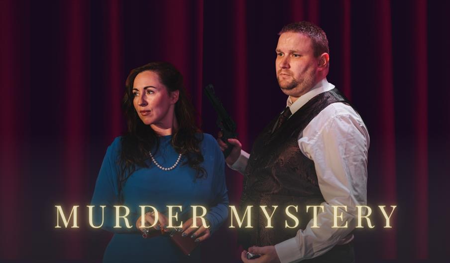 woman and man posed as suspects