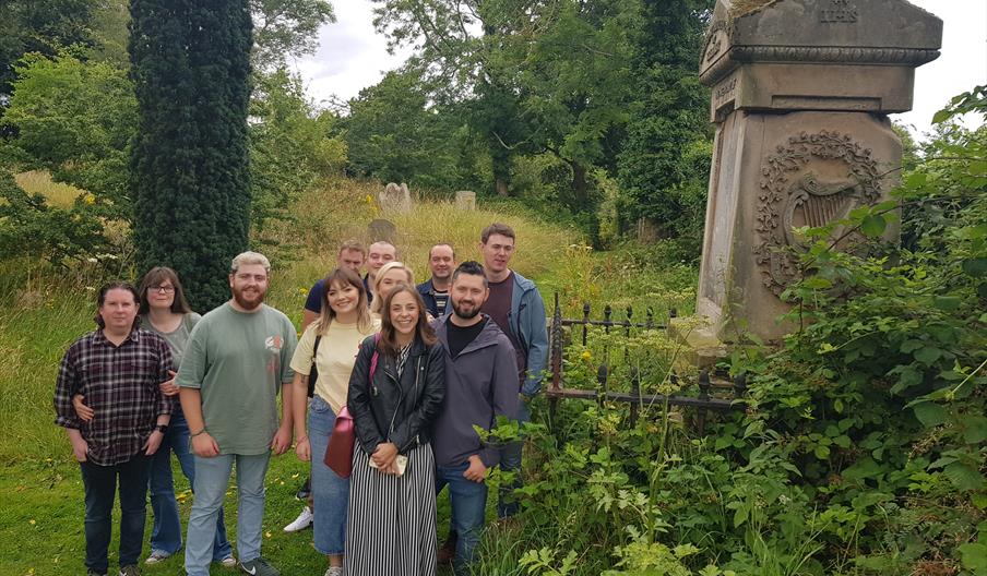 Group at Friar's Bush Graveyard