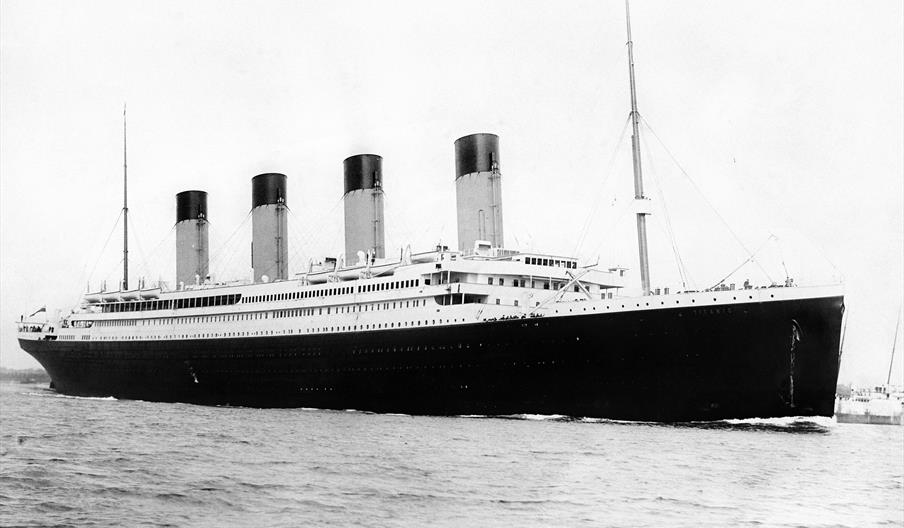 Historical image of RMS Titanic.