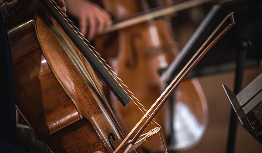 Violin being played