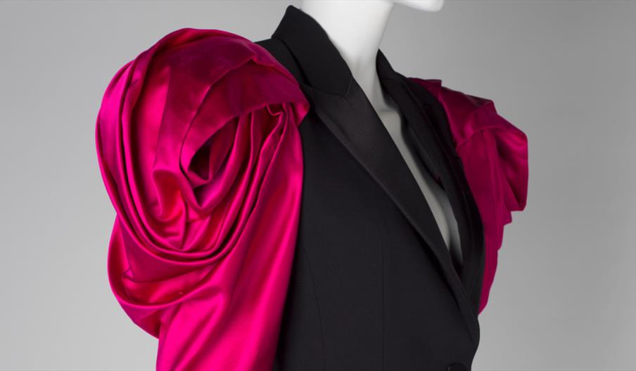 A black and pink jacket