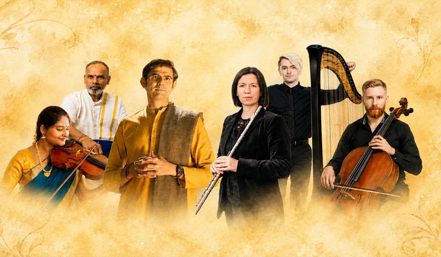Collage image of musicians