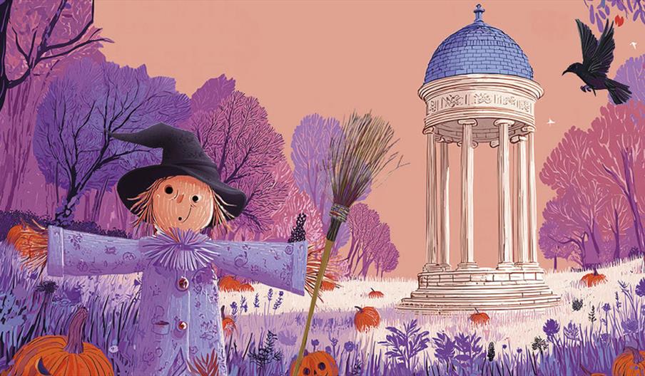 Illustration of Halloween at Hillsborough Castle and Gardens
