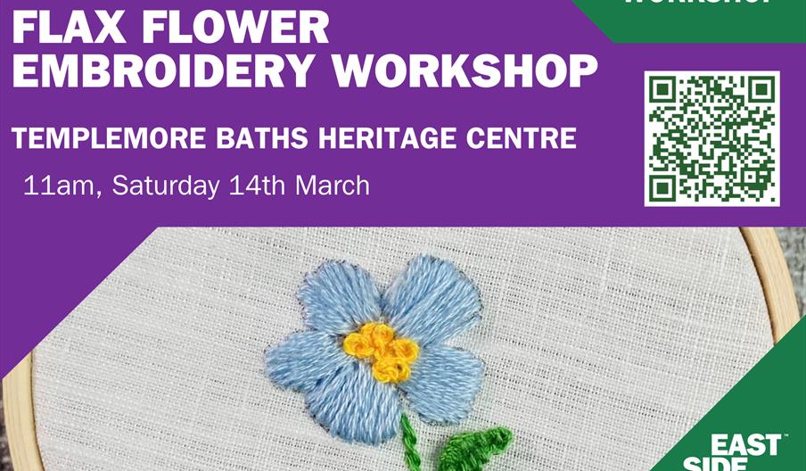 Flax Flower Embroidery