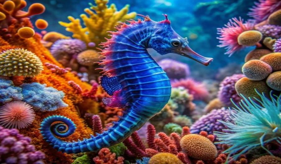 A seahorse, the symbol of Belfast