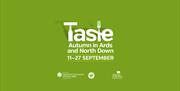 Taste Autumn in Ards and North Down design graphic