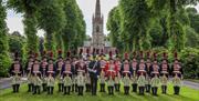 Hillsborough Fort Guard outside church