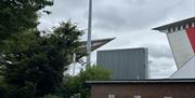 Outside Affidea stadium