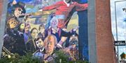 Mural of famous NI people