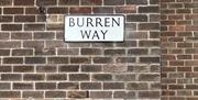 Burren Way sign