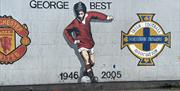 Mural of George Best